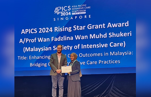 Dr. Wan Fadzlina Wins 2024 Rising Star Grant Award at APICS